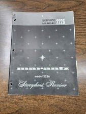 Vintage Original Marantz Model 2226 Receiver Service Manual