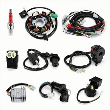 GY6 125cc 150cc Complete Wiring Harness Kit w/CDI, Stator, Voltage Regulator,