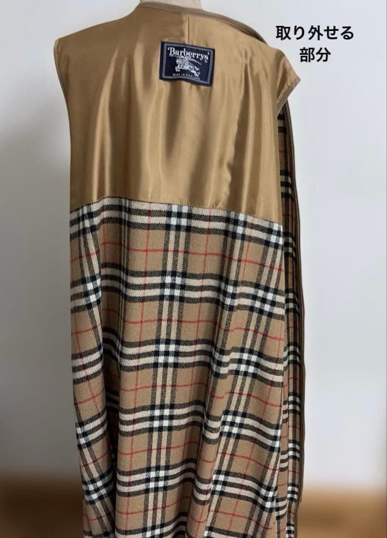 Burberry  BURBERRY  Condition Beige Double Breasted Trench Coat (with Liner) thumbnail 7