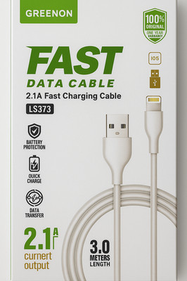 Fast DATA CABLE 2.1A Fast Charging Cable USB For iPhone 3.0 Meters