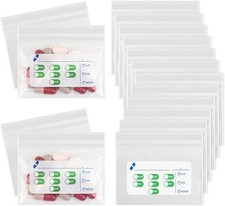Pill Bags 500 Count - 3"X2.75" 3 Mil Small Ziplock Bags for Pills   BPA-Free Pil