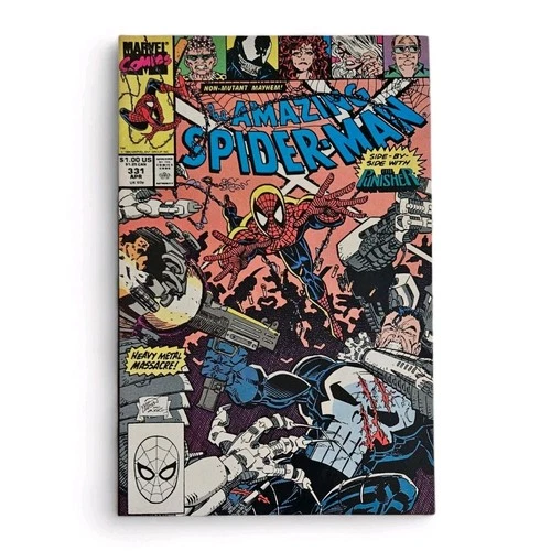 Amazing Spider-Man #331 Marvel Comics 1990 Punisher Cover (NM)