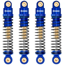 OGRC Shocks Absorber Aluminum Damper Set for Axial SCX24 C10 JLU Blue