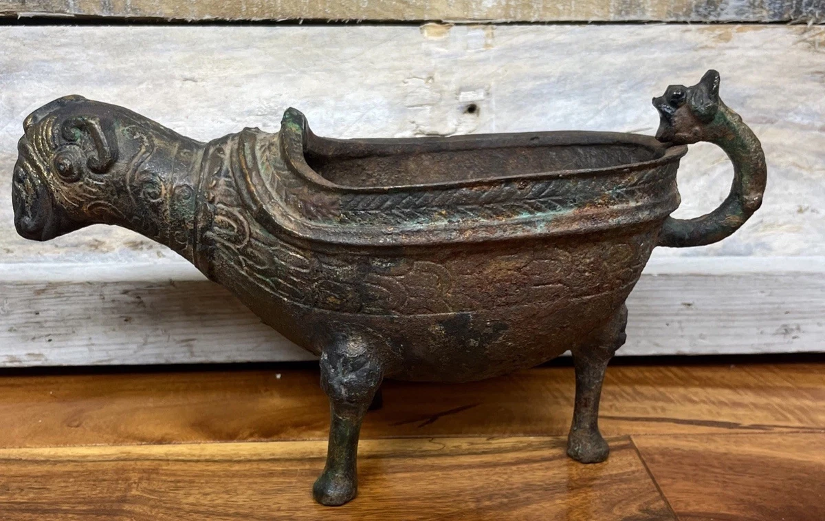 古董原始青铜1800年以前中国古董花瓶| eBay