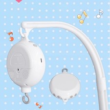 Crib Mobile Motor Baby Music Box Spinner with 3 Modes Volume 35 Lullabies