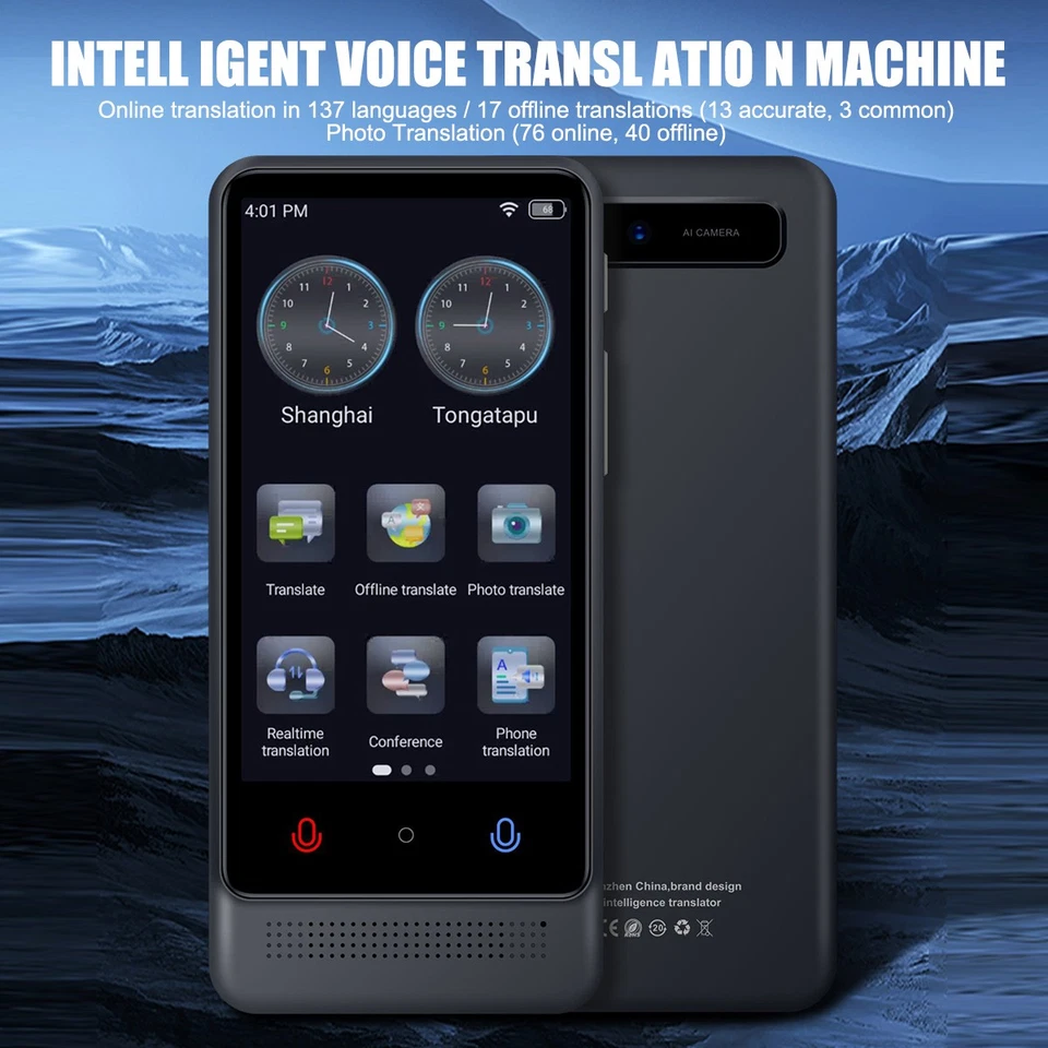 M12 Offline Translator 137#Languages Camera Text Voice Photo Translation Machine - Image 4 of 4