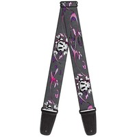 Guitar Strap - Girlie Skull Gray (Us Import) Acc Neu
