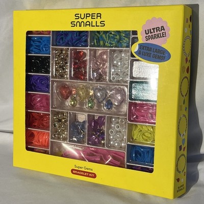 Super Smalls Ultra Sparkle, Extra Large & Luxe Gems, Bead Bracelet Kit 6+ New