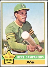 1976 Topps Baseball Bert Campaneris #580 EX