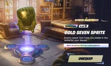 GOLD SEVEN SPRITE - MASTERY 5 - BACKPACK BLING READY