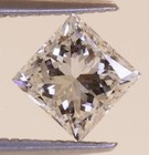 loose GIA certified princess cut .90ct diamond VS2 H vintage estate natural — photo 2