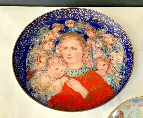 Lot 3 Vintage “Edna’s Music”, “Wendy” & “The Angel’s Message" EDNA HIBEL Plates - Picture 2 of 7
