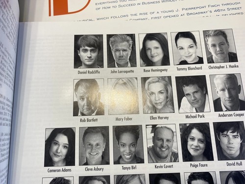 DANIEL RADCLIFFE SIGNED How To Succeed In Business Without Really Trying Program - Picture 10 of 15