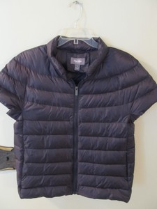 martha stewart short sleeve puffer jacket