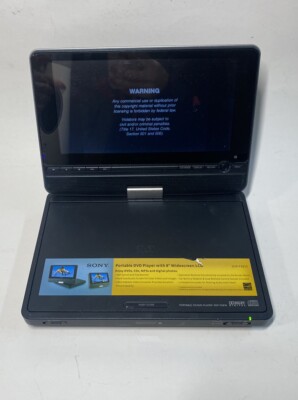 Sony DVP-FX810 Portable DVD Player 8''  AC Charger  Remote & Philips Bag