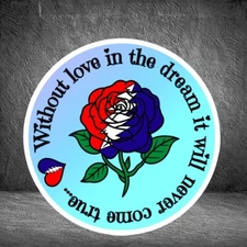 Grateful Dead & Co, Jerry Garcia inspired waterproof sticker, original design
