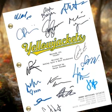 Yellowjackets Pilot Script Autograph, Signed Reprints- Yellowjackets Screenplay