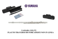 YAMAHA YFL272 FLAUTO TRAVERSO IN DO FORI APERTI NON IN LINEA CON MI SNODATO