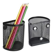 Magnetic Pencil Holder - Locker Semicircular Black 2 - Semicircular