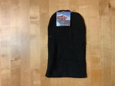 Beanie Hat Cap Plain Knit KID SIZE WINTERLACE ONE SIZE BLACK S3