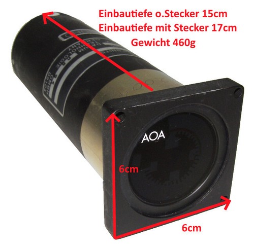 AOA = Angle of Attack Anstellwinkel-Anzeige - Bild 3 von 5