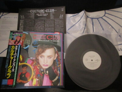 Culture Club Colour by Numbers Japan Promo Vinyl LP VIL-6072 Boy George ...