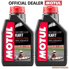 2 LITRI OLIO MOTUL KART GRAND PRIX 2T 100% SINTETICO ORIGINALE GARA GO KART