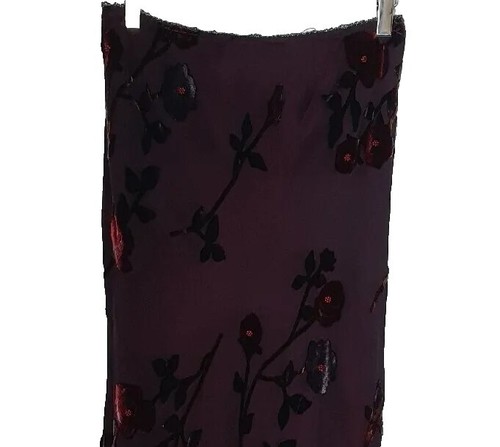 SALE❀ڿڰۣ❀ PATSY SEDDON For PHASE EIGHT Black & Red DEVORE Bias Cut SKIRT Size 12 - Picture 5 of 11
