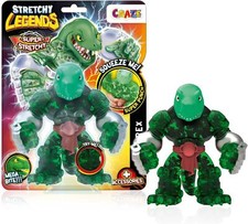CRAZE Stretchy Legends Megarex - Elastische Actionfigur für Kinder, Dehnbar