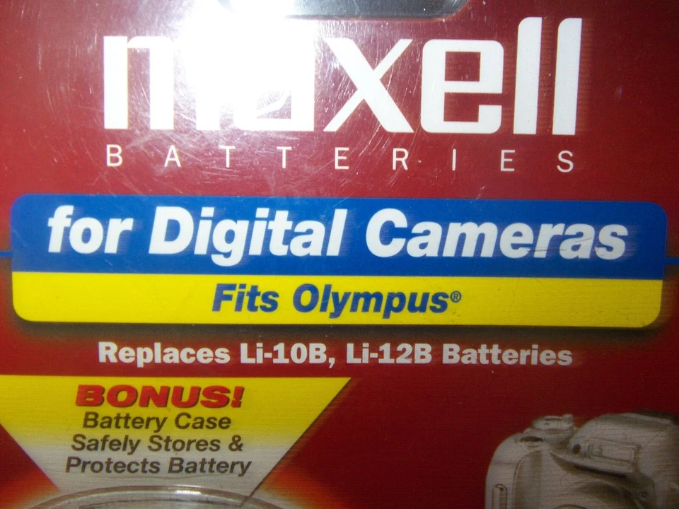 全新 Maxell DC3710CP 锂离子充电电池 适用于奥林巴斯数码相机 — 第 2/4 张图片