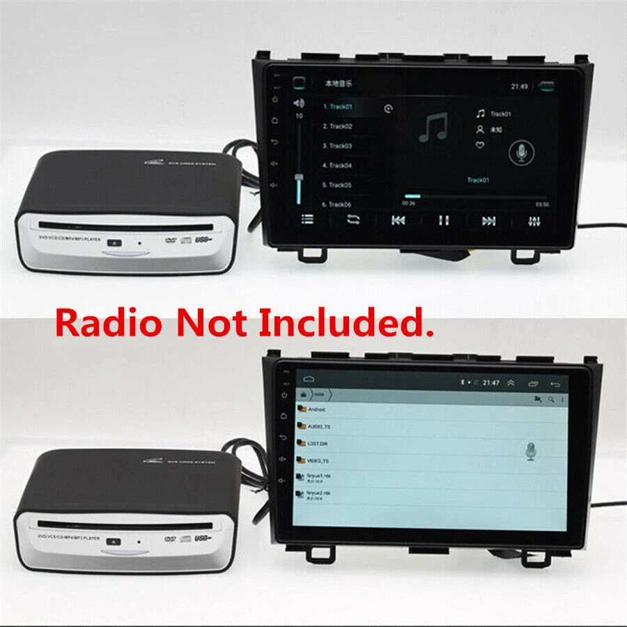 USB Externer CD VCD DVD MP4 MP3 Player Stereo für Auto Android Radio Navigation - Bild 2 von 4