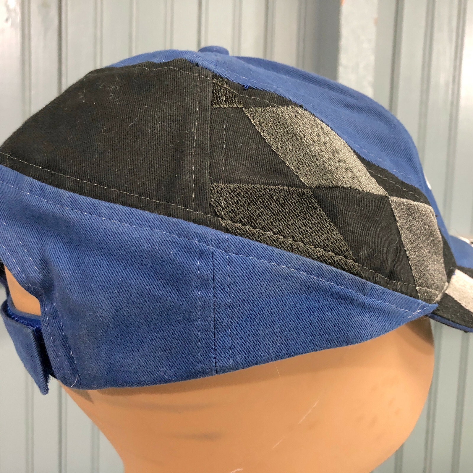 Chevron Texaco Checkered Adjustable Baseball Cap … - image 4