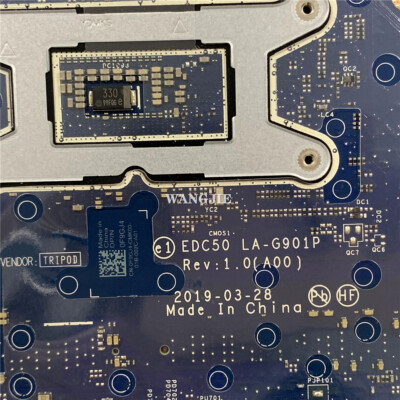 LA-G901P For Dell Latitude 5500 Motherboard With i3-8145U i5-8265U i7 LA-G901P For Dell Latitude 5500 Motherboard With i3-8145U i5-8265U i7