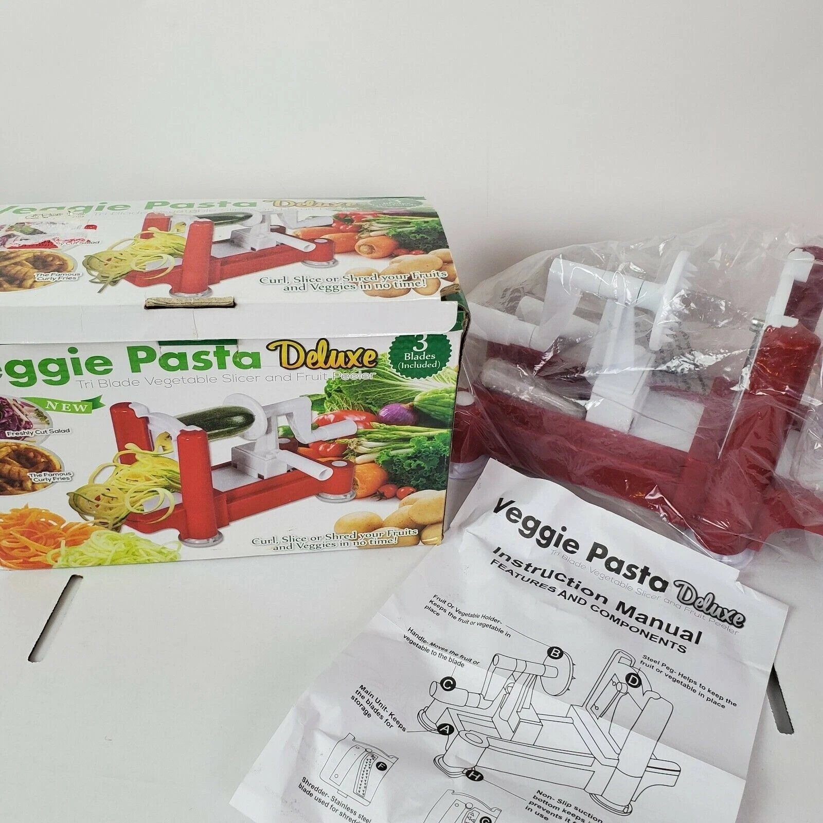 Veggie Pasta Deluxe Blade Vegetable Slicer & Fruit Peeler