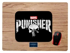 MARVEL PUNISHER LOGO DESIGN MOUSE PAD MOUSEPAD MAT NON-SLIP HOME OFFICE GIFT D2