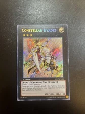 Yugioh 1st Edition Constellar Hyades Secret Rare Holo HA07-EN021 MP