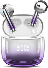 Wireless Earbuds, Bluetooth Headphones 48H Playtime Ear Buds with LED Power Disp