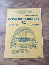 1978/79 Gosport Borough vs Brading Town - Hamsphire League * FREE P&P *