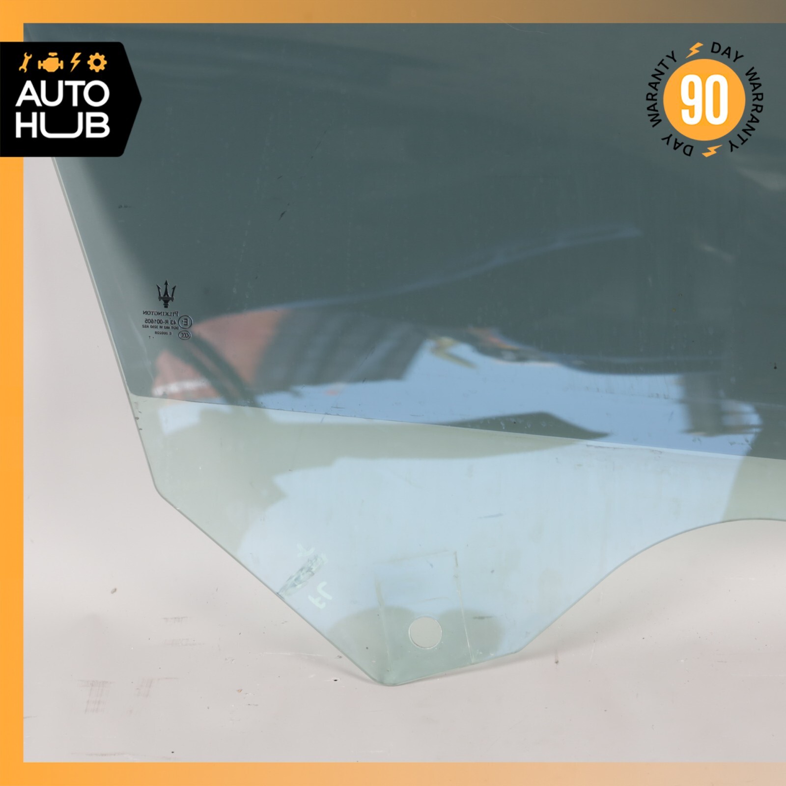 08-19 Maserati GranTurismo M145 Door Window Glass Front Left Driver Side OEM