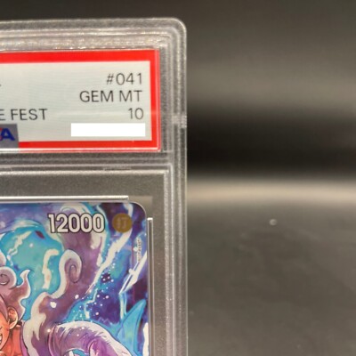 PSA 10 MONKEY D. LUFFY P-041 P BANDAI CARD GAME FEST PROMO ONE