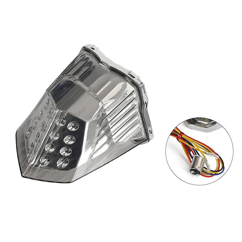 Señales de giro de luz trasera LED integradas para Yamaha XJ6 FZ6R Diversion 2009-2017 Foto 4 de 4