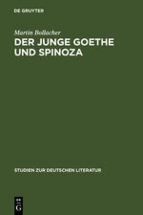 Thumbnail - Martin Bollacher | Der Junge Goethe Und Spinoza | Buch | Deutsch |