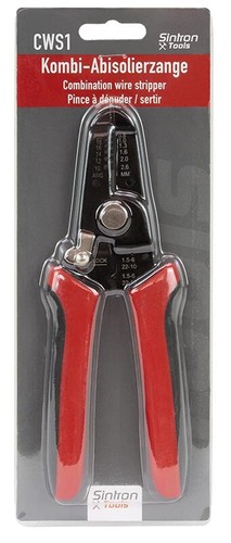 Alicates de pelado combinadas Sintron Tools CWS1 multiherramienta: cortar pelar engarzar - Imagen 5 de 5