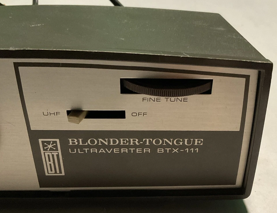 VTG Blonder Tongue BTX-111 Transistorized All Channel UHF Converter - 5/6channel - Image 3 of 4