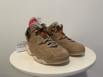 Air Jordan 6 Retro SP Travis Scott British Khaki DH0690 200 - Size 7 194958241193| eBay
