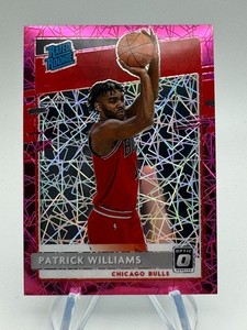 2020-21 Donruss Optic PATRICK WILLIAMS Pink Velocity Rated Rookie /79 #154 Bulls