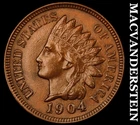 1904 Indian Head Cent- Choice Gem Brilliant Uncirculated+++ Luster #J113