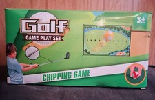 Kids Golf Chipping Game Set Indoor Outdoor Backyard Target Toy Practice Gift