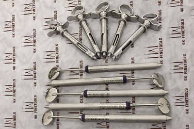 Lot of 10 Pcs Hu Friedy Dental instruments 5 SYR CW 5 pc MH6 mirror handle