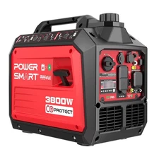 PowerSmart 3800W Dual Fuel Portable Inverter Generator, 149cc, 4.5H Runtime, New